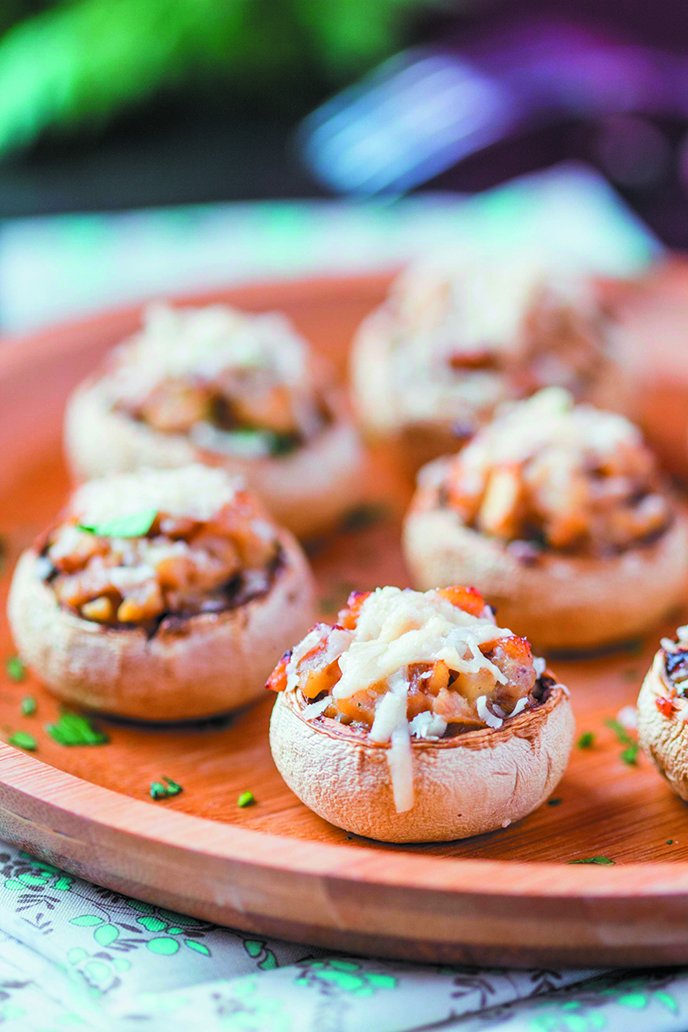 stuffed Mushroom Caps