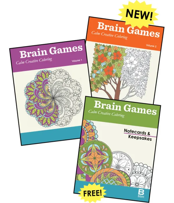 Brain Games <br> Calm Creative Coloring