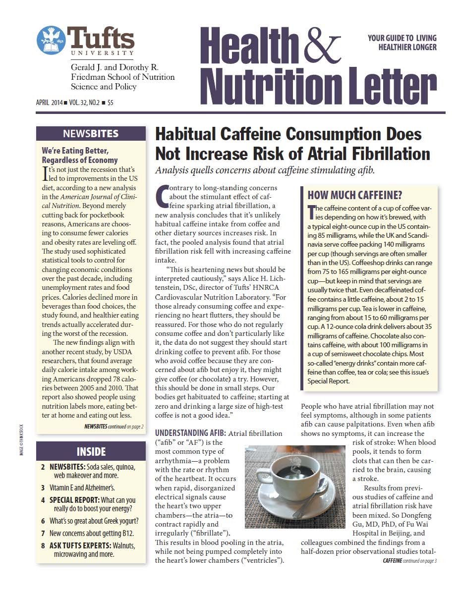 Download The Full April 2014 Issue PDF - Tufts Health & Nutrition Letter