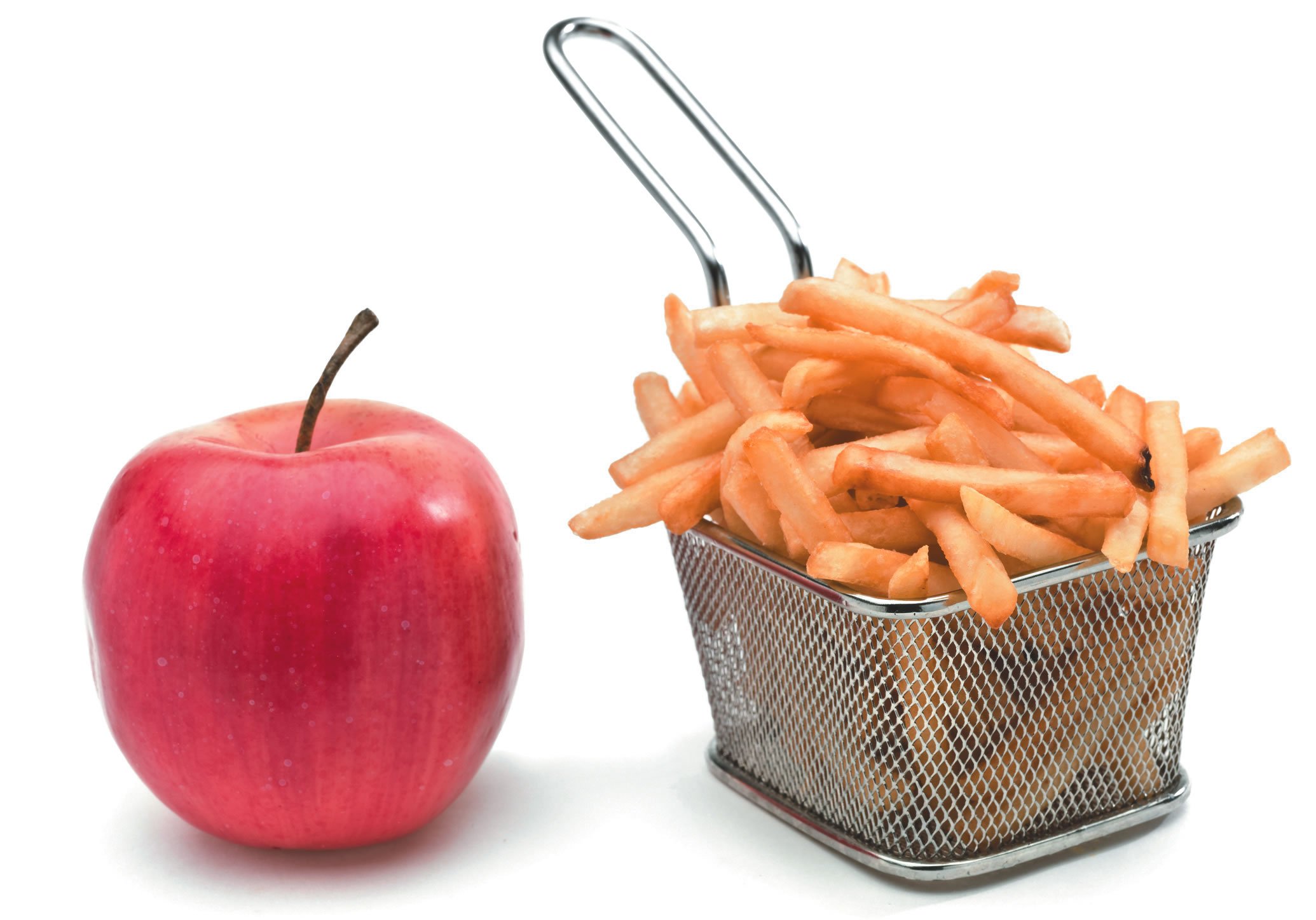 apple and fries