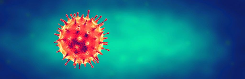 Coronavirus or Flu virus concept