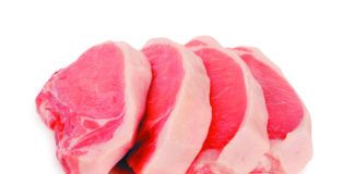 Meat, pork, slices pork