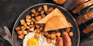 Make the most of breakfast by swapping out processed meats, refined carbohydrates, saturated fats, and fried potatoes for fruits, vegetables, whole grains, and beans.