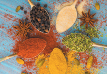 Herbs and spices are not quite the same, but serve the same purpose—flavoring delicious food!