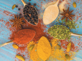 Herbs and spices are not quite the same, but serve the same purpose—flavoring delicious food!