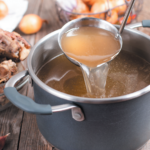 There is no reason to think drinking bone broth will help you lose weight.