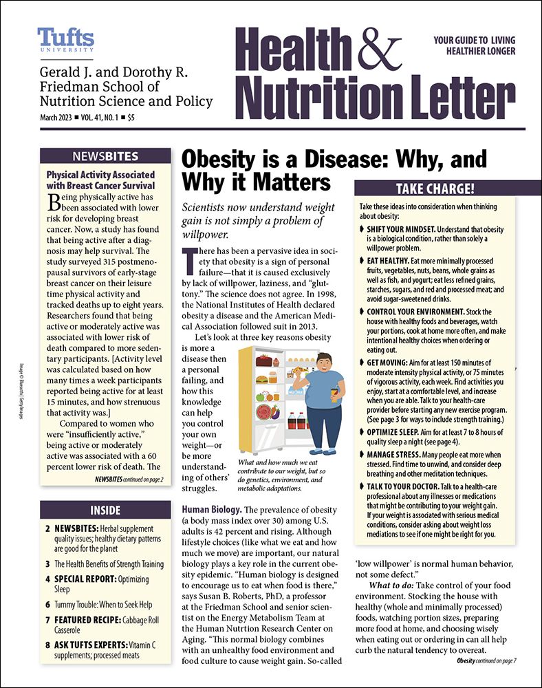 Contact Us - Tufts Health & Nutrition Letter