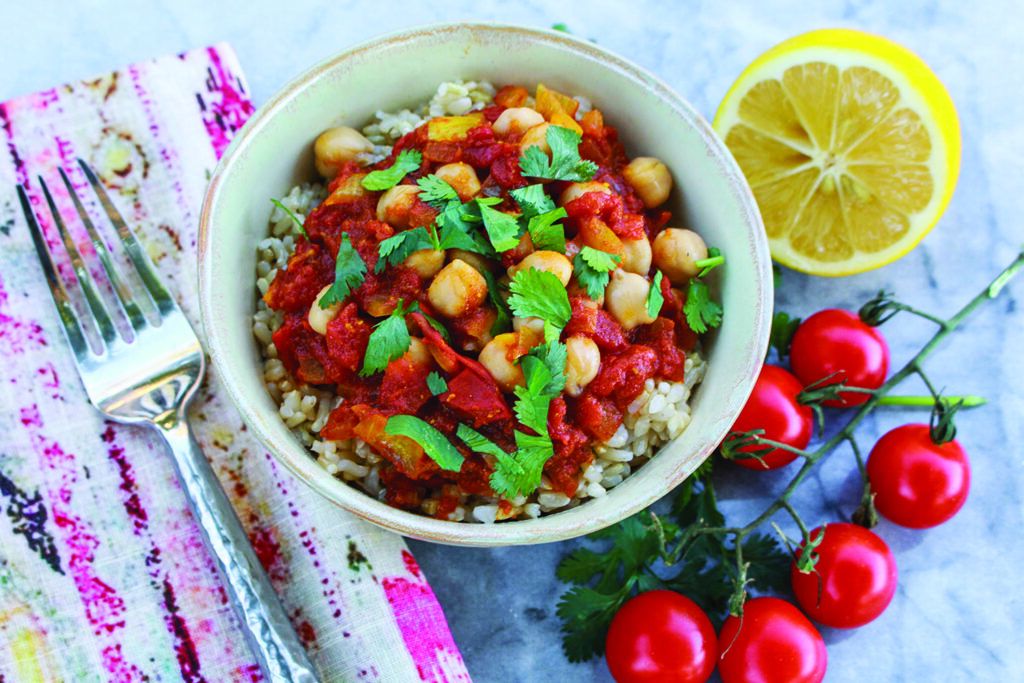Chana Masala with Brown Rice - Tufts Health & Nutrition Letter